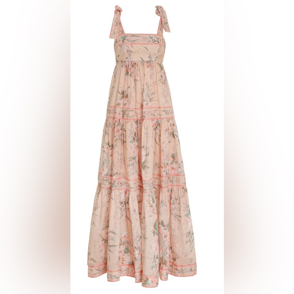 Zimmermann Moonshine Tie Shoulder dress